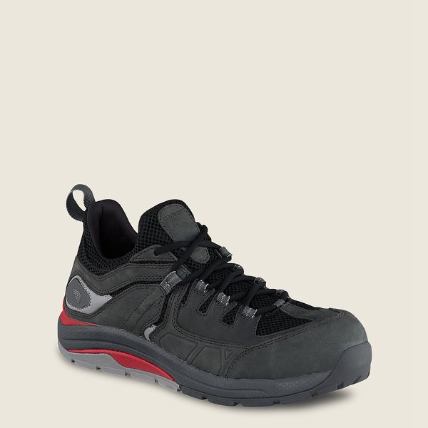 Red Wing Mens Cooltech™ Athletics - Safety Toe - Work Shoes Black/Grey - 3764WRLMD